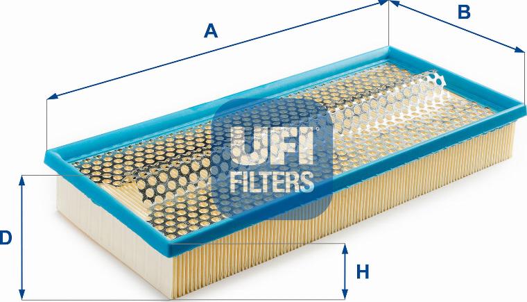 UFI 30.911.00 - Воздушный фильтр, двигатель autospares.lv