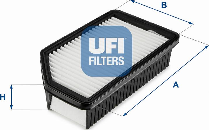 UFI 30.627.00 - Воздушный фильтр, двигатель autospares.lv