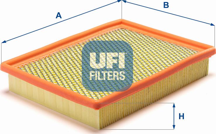 UFI 30.096.00 - Воздушный фильтр, двигатель autospares.lv