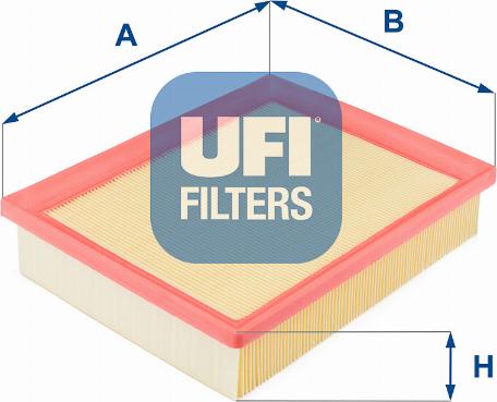 UFI 30.098.00 - Воздушный фильтр, двигатель autospares.lv