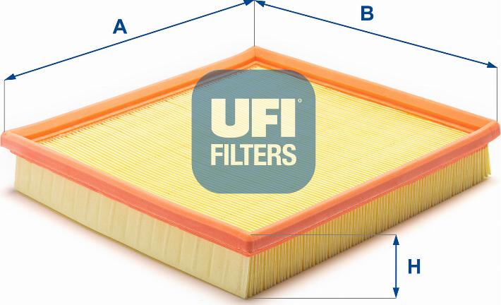 UFI 30.049.00 - Воздушный фильтр, двигатель autospares.lv