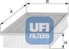 UFI 30.043.00 - Воздушный фильтр, двигатель autospares.lv