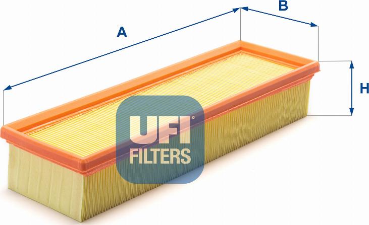 UFI 30.039.00 - Воздушный фильтр, двигатель autospares.lv