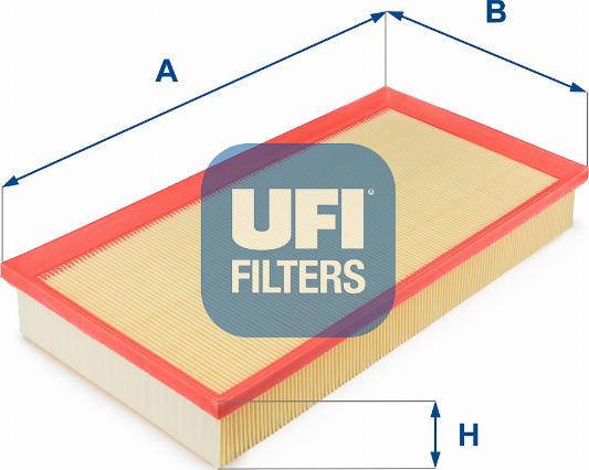 UFI 30.077.00 - Воздушный фильтр, двигатель autospares.lv