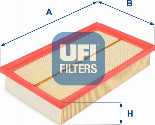 UFI 30.101.00 - Воздушный фильтр, двигатель autospares.lv