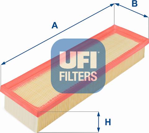 UFI 30.185.00 - Воздушный фильтр, двигатель autospares.lv