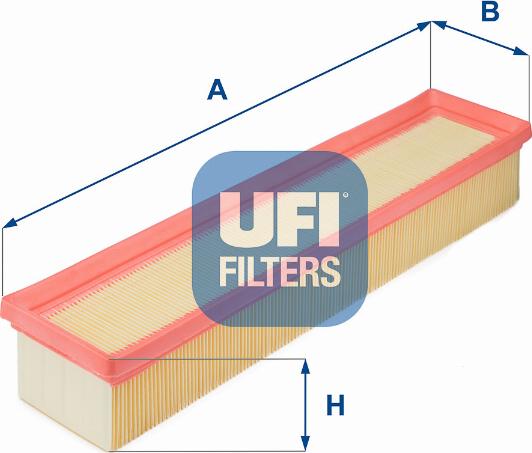 UFI 30.181.00 - Воздушный фильтр, двигатель autospares.lv