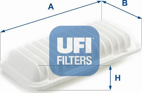 UFI 30.176.00 - Воздушный фильтр, двигатель autospares.lv