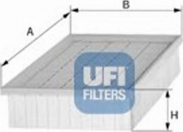 UFI 30.895.00 - Воздушный фильтр, двигатель autospares.lv