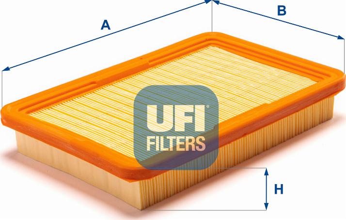 UFI 30.285.00 - Воздушный фильтр, двигатель autospares.lv