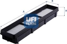 UFI 30.C97.00 - Воздушный фильтр, двигатель autospares.lv