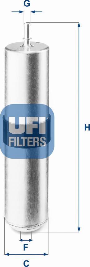 UFI 31.926.01 - Топливный фильтр autospares.lv