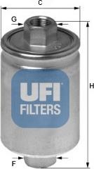 UFI 31.564.00 - Топливный фильтр autospares.lv