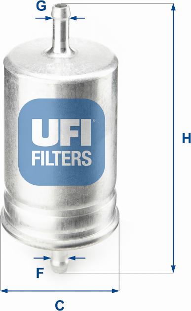 UFI 31.510.00 - Топливный фильтр autospares.lv