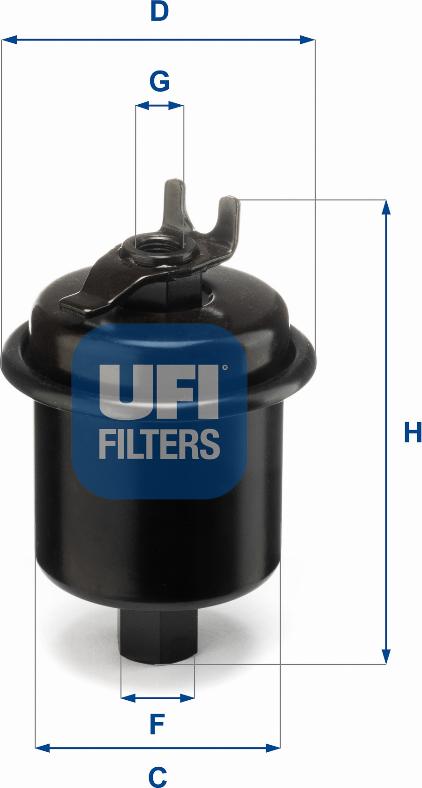 UFI 31.621.00 - Топливный фильтр autospares.lv