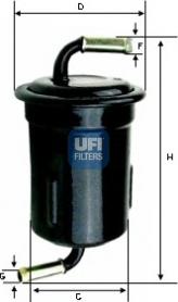 UFI 31.715.00 - Топливный фильтр autospares.lv