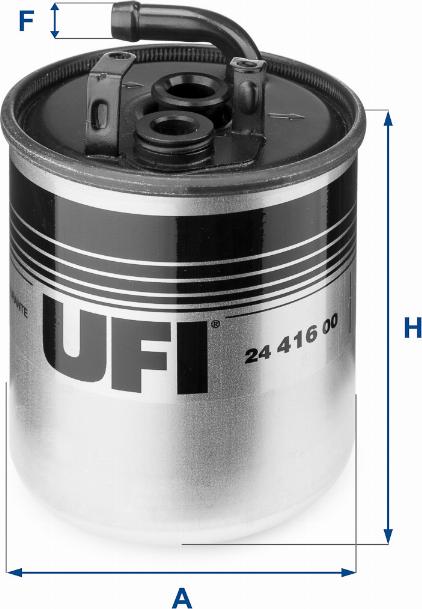 UFI 24.416.00 - Топливный фильтр autospares.lv