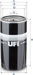 UFI 24.479.00 - Топливный фильтр autospares.lv
