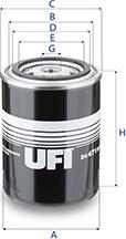 UFI 24.471.00 - Топливный фильтр autospares.lv