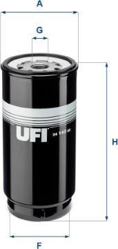 UFI 24.142.00 - Топливный фильтр autospares.lv