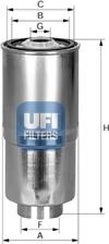 UFI 24.380.00 - Топливный фильтр autospares.lv