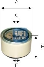 UFI 24.338.00 - Топливный фильтр autospares.lv