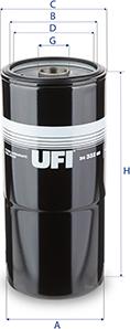 UFI 24.332.00 - Топливный фильтр autospares.lv