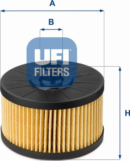 UFI 25.145.00 - Масляный фильтр autospares.lv