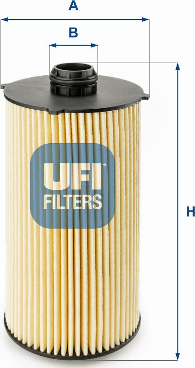 UFI 25.102.00 - Масляный фильтр autospares.lv