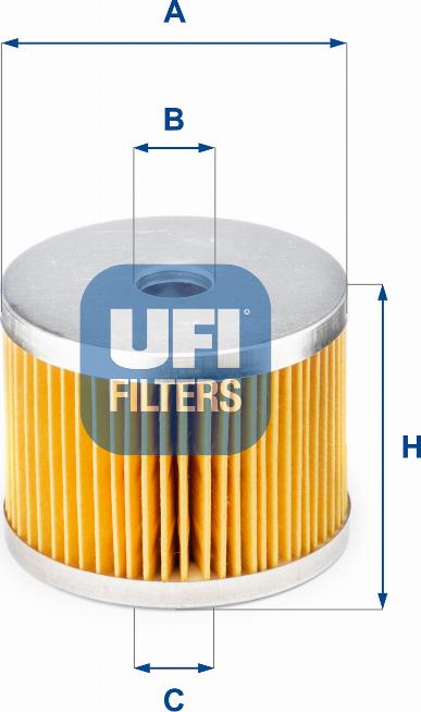 UFI 26.652.00 - Топливный фильтр autospares.lv