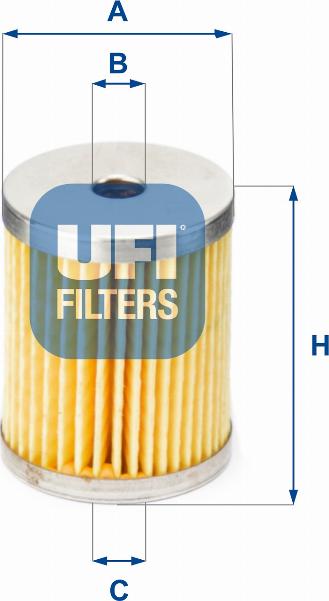 UFI 26.660.00 - Топливный фильтр autospares.lv