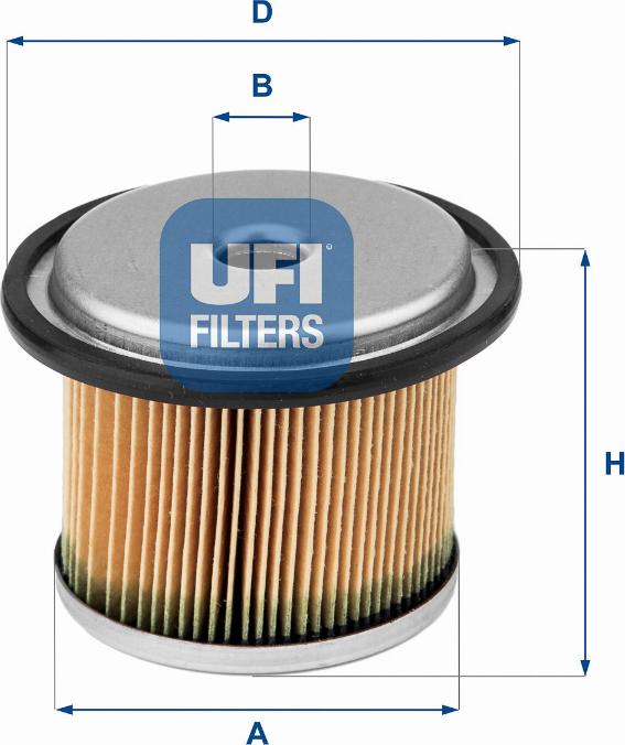 UFI 26.676.00 - Топливный фильтр autospares.lv