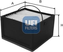 UFI 26.064.00 - Топливный фильтр autospares.lv