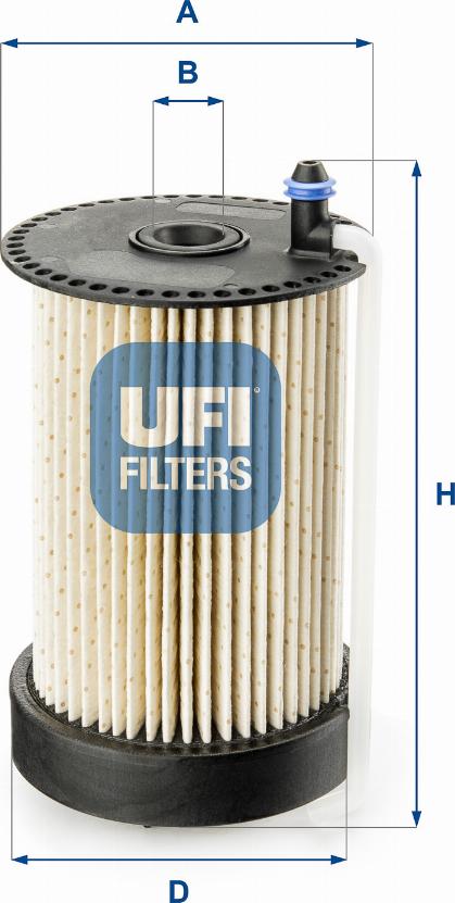 UFI 26.031.00 - Топливный фильтр autospares.lv