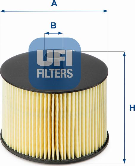 UFI 26.022.00 - Топливный фильтр autospares.lv