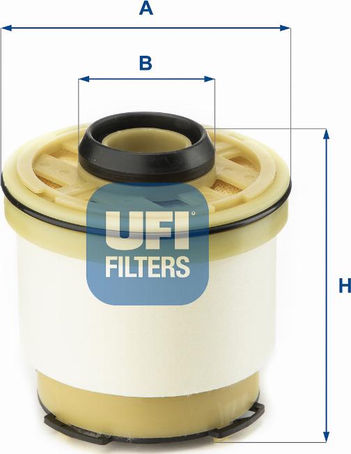 UFI 26.102.00 - Топливный фильтр autospares.lv