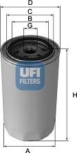 UFI 24.358.00 - Топливный фильтр autospares.lv