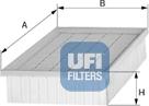 UFI 30.046.00 - Воздушный фильтр, двигатель autospares.lv