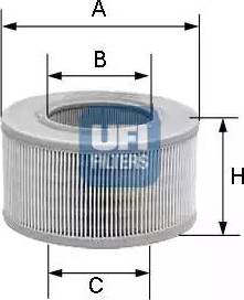 UFI 30.875.01 - Воздушный фильтр, двигатель autospares.lv
