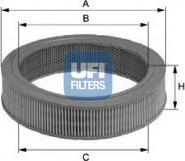 UFI 27.133.00 - Воздушный фильтр, двигатель autospares.lv