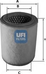 UFI 27.592.00 - Воздушный фильтр, двигатель autospares.lv