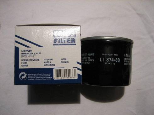 Unico Filter LI 874/80 - Масляный фильтр autospares.lv