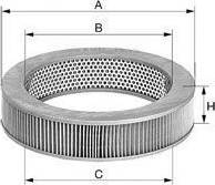 Uniflux Filters XA926 - Воздушный фильтр, двигатель autospares.lv