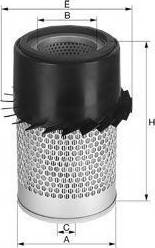 Uniflux Filters XA1315K - Воздушный фильтр, двигатель autospares.lv