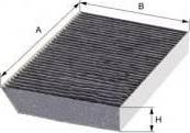 Uniflux Filters XC458 - Фильтр воздуха в салоне autospares.lv