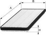 Uniflux Filters XC245 - Фильтр воздуха в салоне autospares.lv