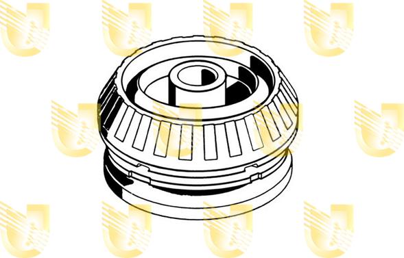 Unigom 391405 - Опора стойки амортизатора, подушка autospares.lv