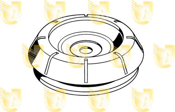 Unigom 391536 - Опора стойки амортизатора, подушка autospares.lv