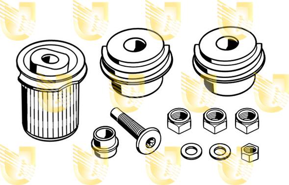 Unigom 391631K - Ремонтный комплект, рычаг подвески autospares.lv