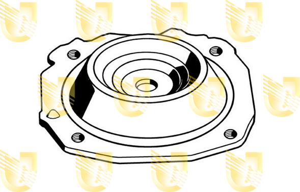 Unigom 391013 - Опора стойки амортизатора, подушка autospares.lv